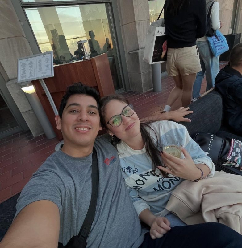 Giane y Diego en una selfie