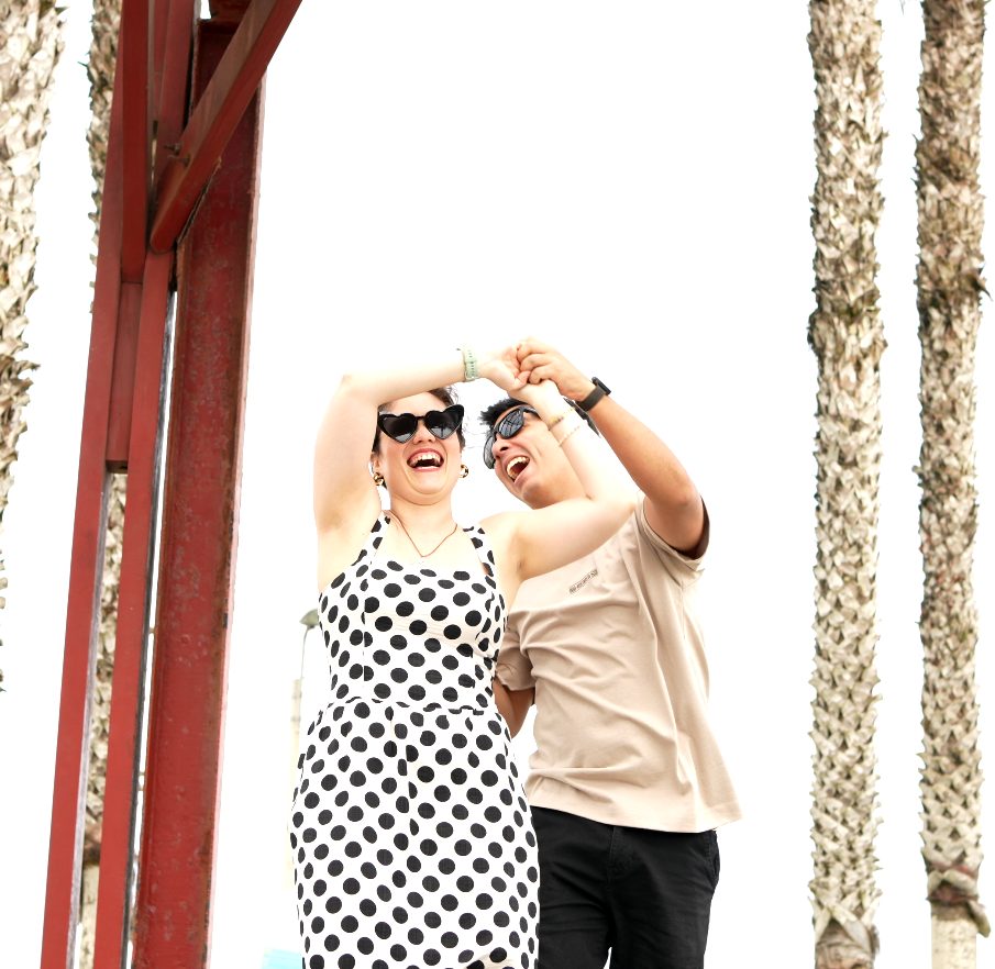 Giane y Diego bailando